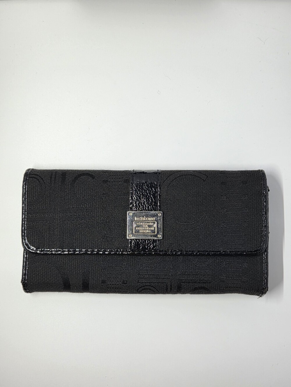 Liz Claiborne Black Trifold Wallet